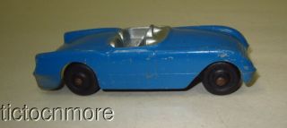 Vintage Tootsietoy Chevrolet Chevy Corvette Convertible Car Toy Model