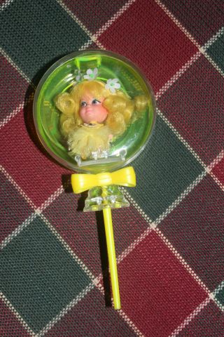 Vintage 1969 Mattel Liddle Kiddles Sweet Treat Lollipops Lolli Lemon Doll Bottle