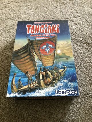 Tongiaki: Journey Into The Unknown Uberplay Board Game Complete Rare