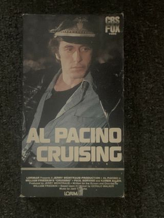 Cruising Al Pacino Cbs Drawer Box Fox Gay Interest Serial Killer Rare Thriller