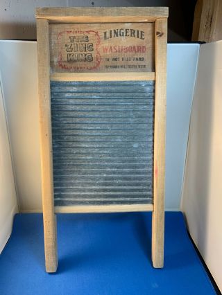 The Zing King Lingerie National Washboard Co No 703