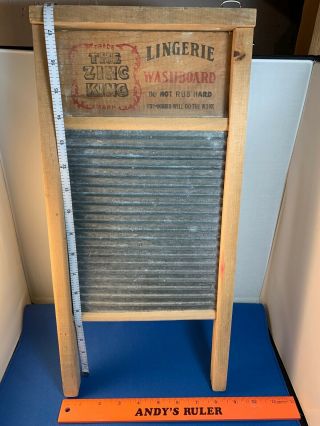 The Zing King Lingerie National Washboard Co No 703 2