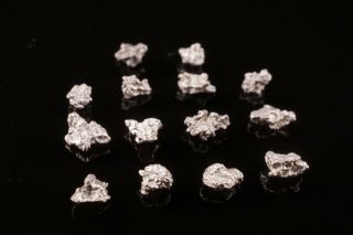 Rare Native Platinum Crystal Group Fox Gulch,  Alaska - Ex.  Mushlitz