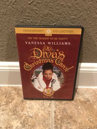 A Diva`s Christmas Carol (dvd.  2000) Vanessa Williams Rare Oop Vh1