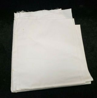 2,  Yards Vintage Antique Cotton Quilt Fabric SOLID White 36 