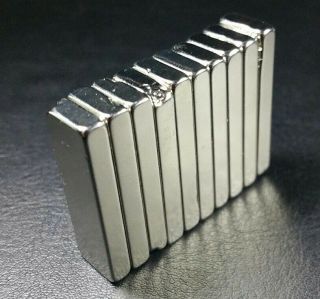 10 Neodymium N42 Block Magnets Strong Rare Earth 30mm x 10mm x 4mm DEFECTS 3