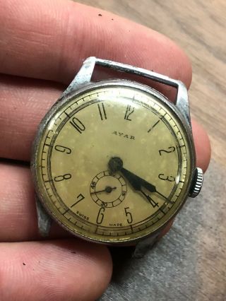 (174) Vintage Ayar Swiss Made Gents Wristwatch