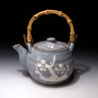 @hh37: Vintage Japanese Pottery Sencha Tea Pot Of Shino Ware