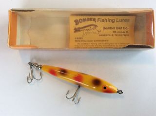 Vintage Wood Bomber Stick Lure,  7422 Tuff Color - Candy,