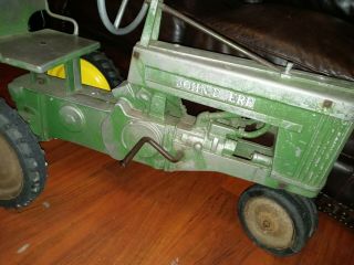 RARE Vintage Antique John Deere Pedal Tractor Toy Model 60 3