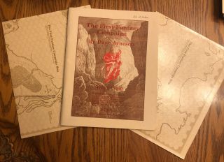 Ultra Rare The First Fantasy Campaign W/maps By Dave Arneson 1977 1st Print