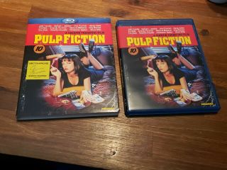 Pulp Fiction (blu - Ray Disc,  1994,  2011,  Includes Rare Slipcover) Widescreen.