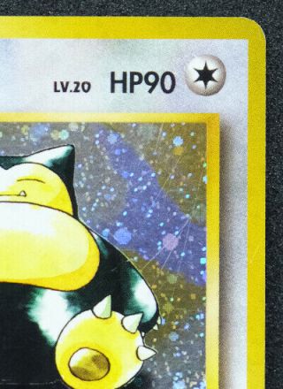 Snorlax Holo No.  143 First Edition Vintage Very Rare Pokemon Card Japanese F/S 3