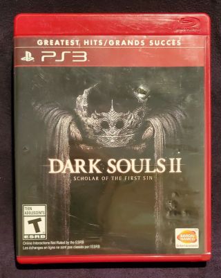 Dark Souls Ii 2 Scholar Of The First Sin (sony Playstation 3 Ps3),  Rare