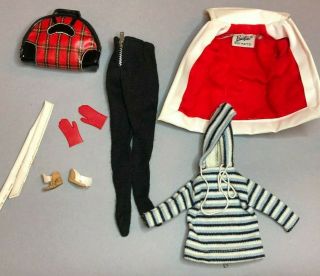 975 Winter Holiday 1959 - 1963 Vintage Barbie Doll Outfit