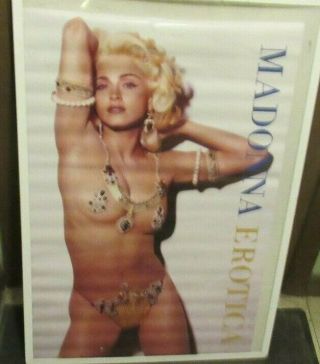 Madonna Poster 1992 Rare Vintage Collectible Oop