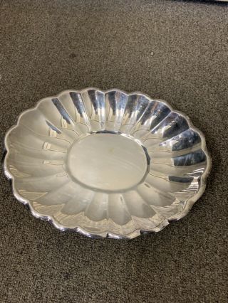 In Wrapper Reed & Barton Holiday No.  113 Scalloped Serving Dish
