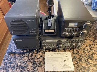 Kenwood Ts - 180s Ham Radio Transceiver,  Power Unit,  Tuner,  Speaker & Mic Rare Set