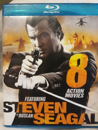 8 Action Movies Featuring Steven Segal Blu - Ray (rare/oop) Ruslan,  Silver Hawk