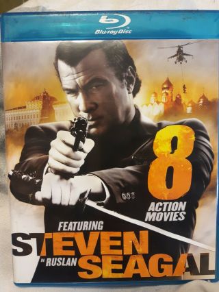 8 Action Movies Featuring Steven Segal Blu - ray (Rare/OOP) Ruslan,  Silver Hawk 2