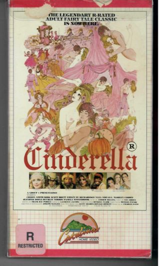 Cinderella (vhs) Catalina Home Video Rated “r” Adult Version Mega Rare
