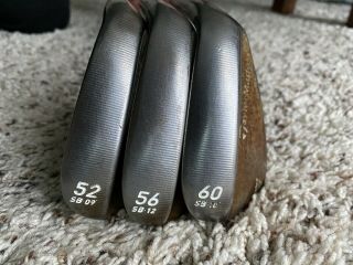 Taylormade Milled Grind 2 Wedges 52/56/60– RARE Mymilled Grind Full Raw Heads 5