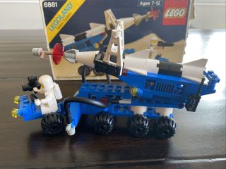 Vintage Lego Space Lunar Rocket Launcher 6881