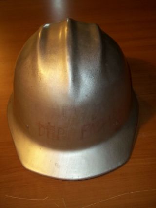 Vintage E.  D.  Bullard Co.  Hard Boiled Aluminum Hard Hat Men’s Safety Rare 2