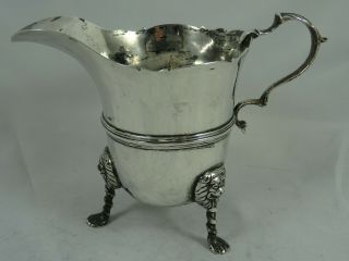 Rare,  Irish George Iii Solid Silver Milk Jug,  C1745,  138gm