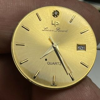 Estate purchased Vintage men’s Lucien Picard wrist watch Movement No Case 2