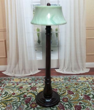 Ideal Floor Lamp Vintage Tin Dollhouse Furniture Renwal Plastic Miniature 1:16