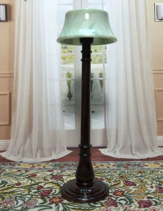 Ideal FLOOR LAMP Vintage Tin Dollhouse Furniture Renwal Plastic Miniature 1:16 2
