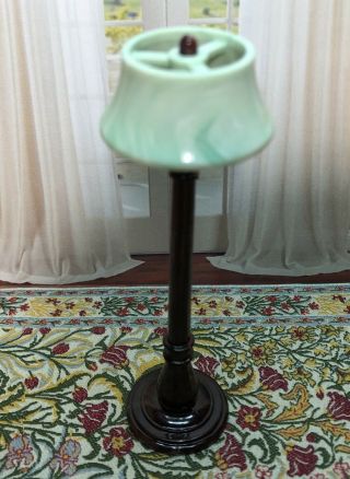 Ideal FLOOR LAMP Vintage Tin Dollhouse Furniture Renwal Plastic Miniature 1:16 3