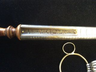 Antique Ring Sizer: M.  B.  Bryant & Co.  Ring Makers,  Finger Gauge Tool