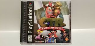 Ctr: Crash Team Racing (playstation 1,  1999) Black Label Complete Cib Rare Ps1
