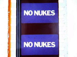 35mm Full Feature Movie Film Rare Print - No Nukes 1980,  Not On Dvd / Blu - Ray