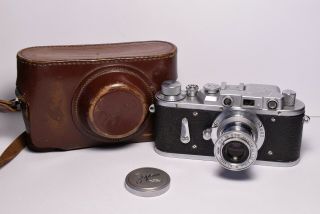 Zorki 2 Rare Soviet / Russian 35mm Rangefinder Camera,  Industar - 22 (3.  5/50)