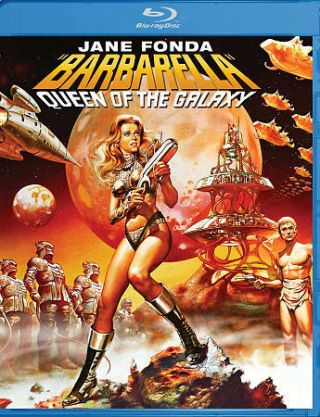 Barbarella (blu - Ray) Jane Fonda Sci - Fi Fantasy Psychedelic Adventure Rare Oop