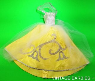 Barbie Doll Rich Cinderella 872 Dress / Gown Minty Vintage 1960 