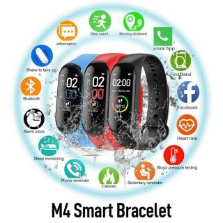 Smart Watch Fitness Tracker Heart Rate Monitor Sport Bracelet Health Band - M4.