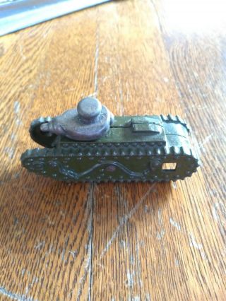 Antique Toy 1915 B.  C.  Williams Cast Iron Tank,