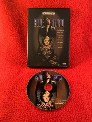 Bluebeard Dvd Richard Burton 1972 Raquel Welch Virna Lisi Rare Oop Region 1 Usa