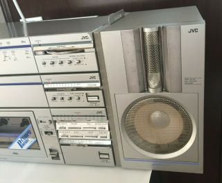 JVC PC - 5 Rare Victor Company 1981 Stereo Boombox FM/AM/SW1/SW2 Tuner Cassette 4
