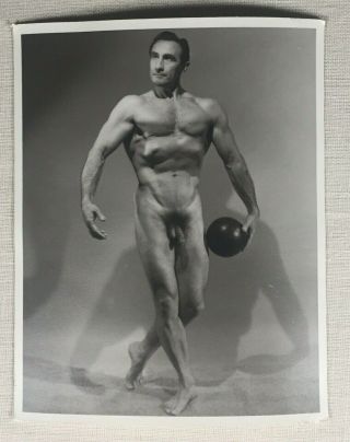 Vintage Photograph,  Male Nude By Don Whitman,  Western Photography Guild