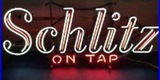 (vtg) 1968 Schlitz Beer On Tap Neon Light Up Sign Motion Moving Flashing Rare