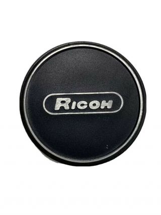 Rare Ricoh 52mm Slip Push On Metal Lens Cap Cover Usa Seller - Fast