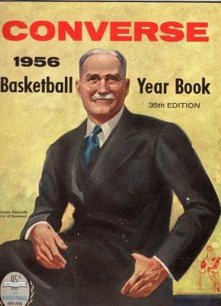 Rare 1956 Converse Basketball Yearbook Naismith 35th Edition Bill Russell Ex