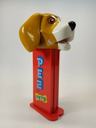 Large Pez Dog Treat Dispenser Beagle 8 " Tall Rare 2007 Pez Collectible