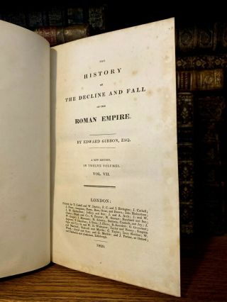 1820 The History Of The Decline And Fall Of Roman Empire By Edward Gibbon Esq