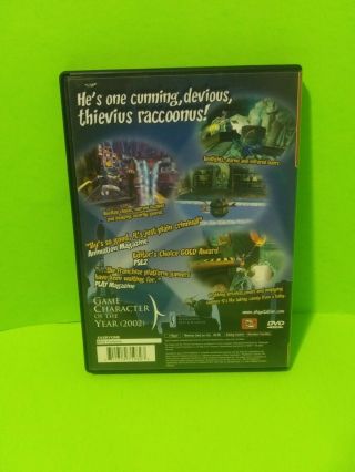 Sly Cooper and the Thievius Raccoonus (PlayStation 2) Greatest Hits CiB Ps2 Rare 2